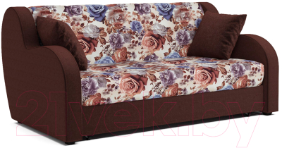 Диван Mebel-Ars Аккордеон Барон (цветы) - фото