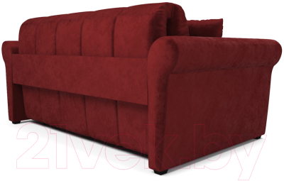 Диван Mebel-Ars Гранд (бархат красный Star Velvet 3 Dark Red)