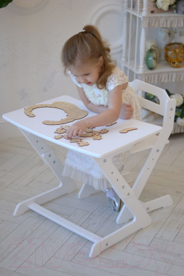 Комплект мебели с детским столом Конек Горбунек Конек-мини (белый)