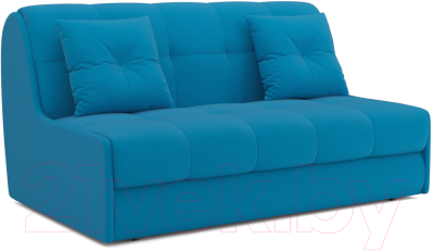 Диван Mebel-Ars Аккордеон Барон №2 (рогожка синий) - фото
