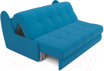 Диван Mebel-Ars Аккордеон Барон №2 (рогожка синий)