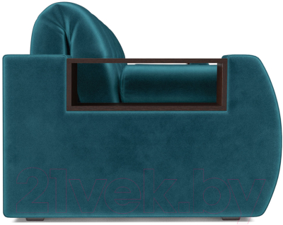 Диван Mebel-Ars Аккордеон Барон №3 (бархат сине-зеленый Star Velvet 43 Black Green)