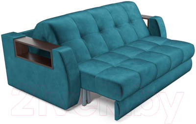 Диван Mebel-Ars Аккордеон Барон №3 (бархат сине-зеленый Star Velvet 43 Black Green)