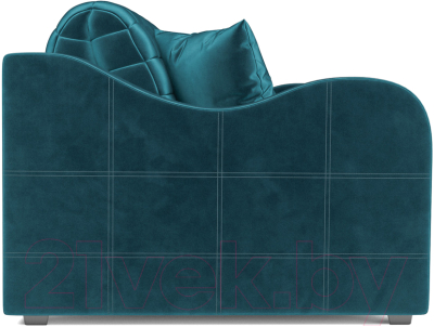 Диван Mebel-Ars Аккордеон Барон №4 (бархат сине-зеленый Star Velvet 43 Black Green)