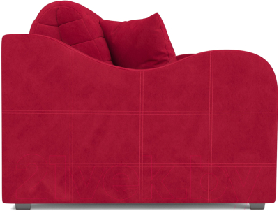 Диван Mebel-Ars Аккордеон Барон №4 (кордрой красный)