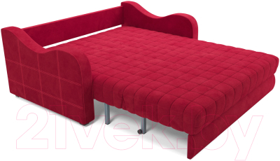 Диван Mebel-Ars Аккордеон Барон №4 (кордрой красный)