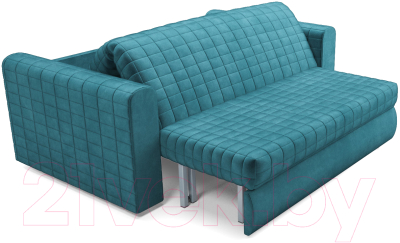 Диван Mebel-Ars Аккордеон Барон №5 (бархат сине-зеленый Star Velvet 43 Black Green)