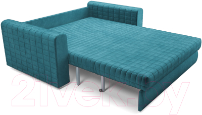 Диван Mebel-Ars Аккордеон Барон №5 (бархат сине-зеленый Star Velvet 43 Black Green)