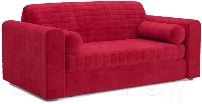 Диван Mebel-Ars Аккордеон Барон №5 (красный кордрой) - фото