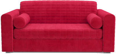 Диван Mebel-Ars Аккордеон Барон №5 (красный кордрой)