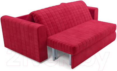 Диван Mebel-Ars Аккордеон Барон №5 (красный кордрой)