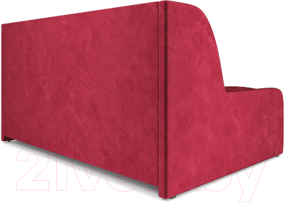 Диван Mebel-Ars Аккордеон Барон №6 (бархат красный Star Velvet 3 Dark Red)