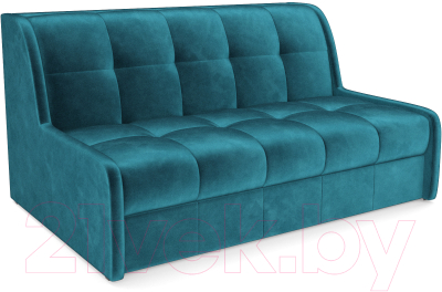 Диван Mebel-Ars Аккордеон Барон №6 (бархат сине-зеленый Star Velvet 43 Black Green) - фото