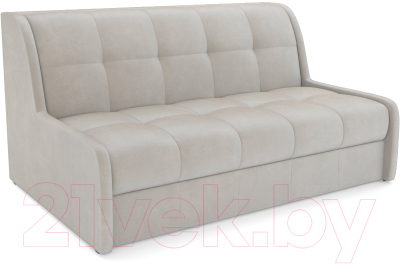 Диван Mebel-Ars Аккордеон Барон №6 (бархат бежевый Star Velvet 6 Light Beige) - фото