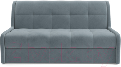 Диван Mebel-Ars Аккордеон Барон №6 (велюр серо-синий HB-178 26)