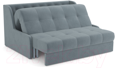 Диван Mebel-Ars Аккордеон Барон №6 (велюр серо-синий HB-178 26)