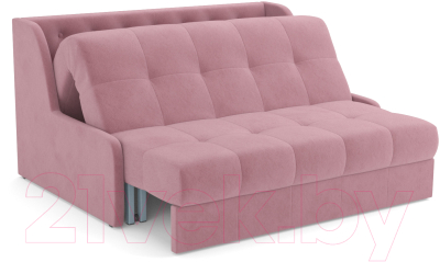 Диван Mebel-Ars Аккордеон Барон №6 (велюр пудра НВ-178 18)
