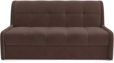 Диван Mebel-Ars Аккордеон Барон №6 (велюр молочный шоколад НВ-178 13)