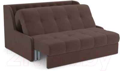 Диван Mebel-Ars Аккордеон Барон №6 (велюр молочный шоколад НВ-178 13)