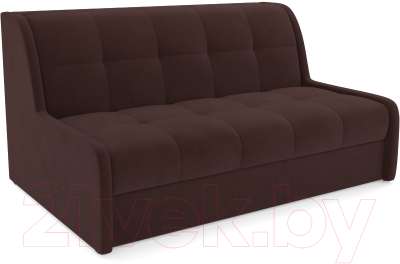 Диван Mebel-Ars Аккордеон Барон №6 (велюр шоколад HB-178 16) - фото