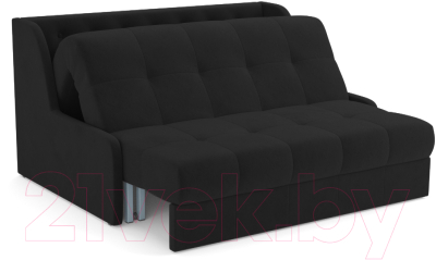 Диван Mebel-Ars Аккордеон Барон №6 (велюр черный HB-178 17)