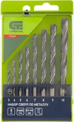 Набор сверл СибрТех 72349 - фото