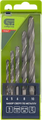 Набор сверл СибрТех 72347 - фото