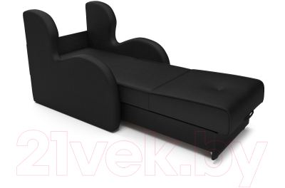 Кресло-кровать Mebel-Ars Атлант (черный кожзам)