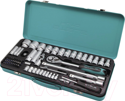 Набор головок, бит Stels 13576 - фото