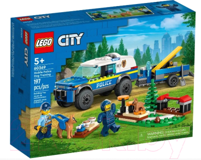 Конструктор Lego City Дрессировка полицейской собаки на выезде / 60369 - фото