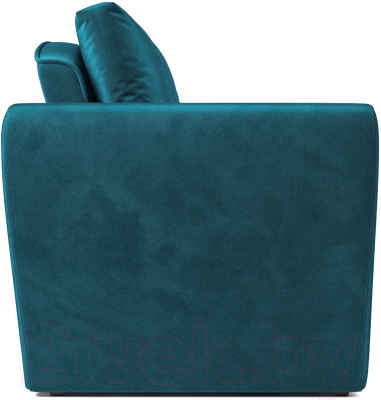 Кресло-кровать Mebel-Ars Квартет (бархат сине-зеленый Star Velvet 43 Black Green)