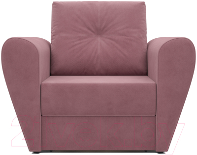 Кресло-кровать Mebel-Ars Квартет (велюр пудра НВ-178 18)