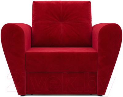 Кресло-кровать Mebel-Ars Квартет (красный кордрой)