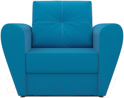 Кресло-кровать Mebel-Ars Квартет (рогожка синий)