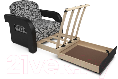 Кресло-кровать Mebel-Ars Кармен-2 (кантри-кожа)