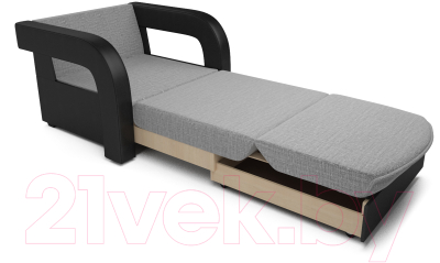 Кресло-кровать Mebel-Ars Кармен-2 (рогожка серый)