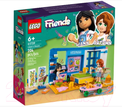 Конструктор Lego Friends Комната Лиэнн / 41739 - фото