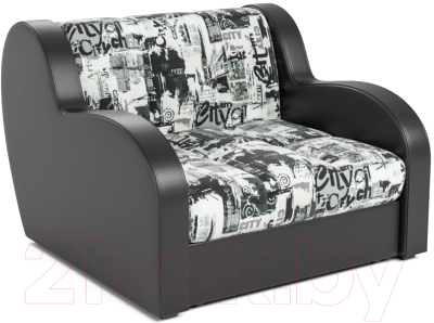 Кресло-кровать Mebel-Ars Аккордеон Барон (газета) - фото