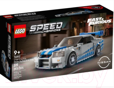 Конструктор Lego Speed Champions Двойной Форсаж Nissan Skyline GT-R R34 / 76917 - фото