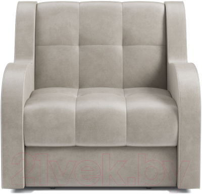 Кресло-кровать Mebel-Ars Аккордеон Барон (бархат бежевый Star Velvet 6 Light Beige)