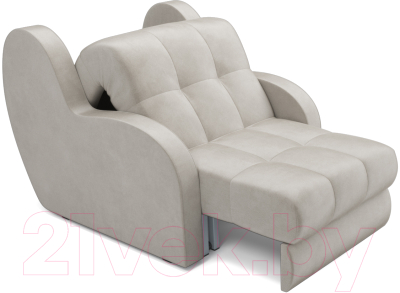 Кресло-кровать Mebel-Ars Аккордеон Барон (бархат бежевый Star Velvet 6 Light Beige)