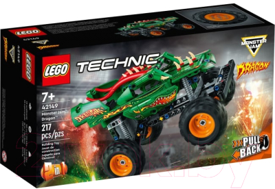 Конструктор Lego Technic Монстер Джем Дракон / 42149 - фото