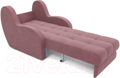 Кресло-кровать Mebel-Ars Аккордеон Барон (велюр пудра НВ-178 18)