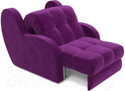 Кресло-кровать Mebel-Ars Аккордеон Барон (фиолетовый)