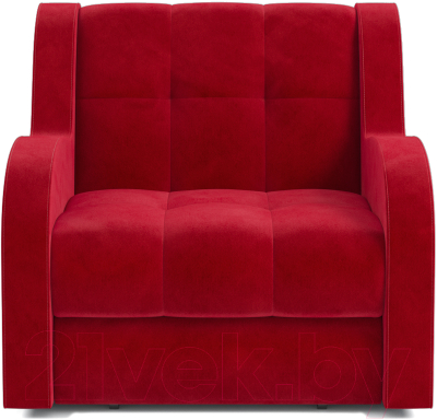 Кресло-кровать Mebel-Ars Аккордеон Барон (кордрой красный)