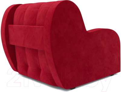 Кресло-кровать Mebel-Ars Аккордеон Барон (кордрой красный)