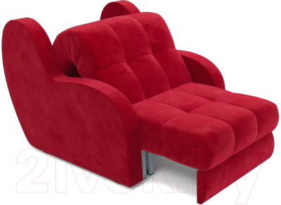 Кресло-кровать Mebel-Ars Аккордеон Барон (кордрой красный)