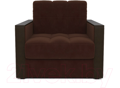Кресло-кровать Mebel-Ars Техас (коричневый Luna 092)
