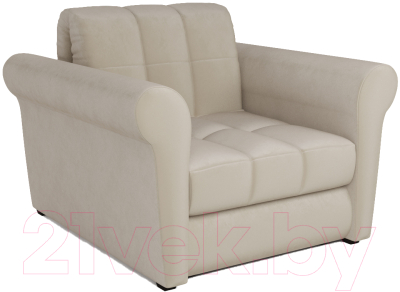 Кресло-кровать Mebel-Ars Гранд (бархат бежевый Star Velvet 6 Light Beige) - фото