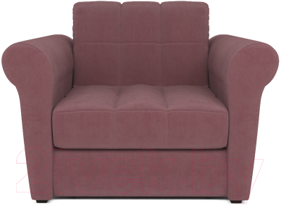 Кресло-кровать Mebel-Ars Гранд (велюр пудра НВ-178/18)